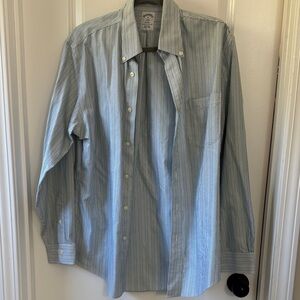 Brooks Brothers Light Blue Striped Button Down Shirt